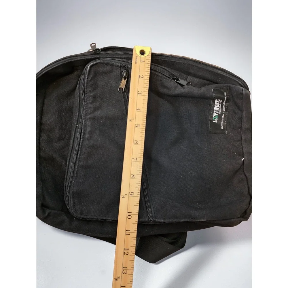 Looptworks Limited Edition Bag Blsck Conertible Shoulder Bag‎ Backpack Medium
